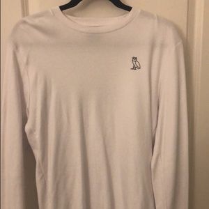 OVO Full Sleeved White Shiet